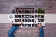 深入分析网站流量指标，挖掘数据背后的价值，解码流量数据，深度挖掘网站价值洞察