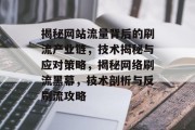 揭秘网站流量背后的刷流产业链，技术揭秘与应对策略，揭秘网络刷流黑幕，技术剖析与反刷流攻略