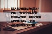 深入解析网站流量APPID，如何查看与分析网站流量，网站流量APPID解析，查看与分析流量全攻略
