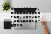 揭秘影响流量的网站，如何提升网站流量与用户粘性，流量密码解密，网站流量提升与用户粘性策略