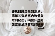 许愿网站流量如潮涌，揭秘其背后巨大流量背后的秘密，揭秘许愿网站流量涌动背后的秘密