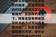 格鲁吉亚是一个位于东欧的国家,在全球范围内的经济影响力正在不断提升。在这样的背景下,格鲁吉亚有哪些投资机会和方式可以带来盈利呢?,格鲁吉亚投资机遇与方式,提升全球经济影响力的途径 格鲁吉亚是一个位于东欧的国家,在全球范围内的经济影响力正在不断提升。在这样的背景下,格鲁吉亚有哪些投资机会和方式可以带来盈利呢?,格鲁吉亚投资机遇与方式,提升全球经济影响力的途径