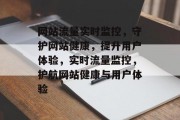 网站流量实时监控，守护网站健康，提升用户体验，实时流量监控，护航网站健康与用户体验