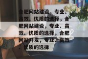 合肥网站建设，专业、高效、优质的选择，合肥网站建设，专业、高效、优质的选择，合肥网站开发，专业、高效、优质的选择
