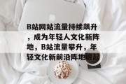 B站网站流量持续飙升，成为年轻人文化新阵地，B站流量攀升，年轻文化新前沿阵地崛起