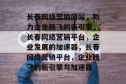 长春网络营销网站，助力企业腾飞的新引擎，长春网络营销平台，企业发展的加速器，长春网络营销平台，企业腾飞的新引擎与加速器
