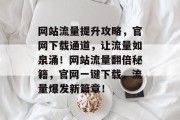网站流量提升攻略，官网下载通道，让流量如泉涌！网站流量翻倍秘籍，官网一键下载，流量爆发新篇章！