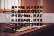 各大网站订阅流量新趋势，精细化运营与用户粘性提升策略，网站订阅流量新风向，精细化运营与用户粘性增长策略解析