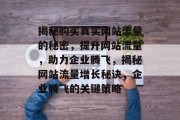 揭秘购买真实网站流量的秘密，提升网站流量，助力企业腾飞，揭秘网站流量增长秘诀，企业腾飞的关键策略