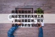 网站流量检测，提升网站运营效率的关键工具，网站流量监测，优化运营效率的智慧利器