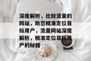 深度解析，比较流量的网站，助您精准定位目标用户，流量网站深度解析，精准定位目标用户的秘籍