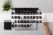 流量统计网站推广法，高效提升网站流量的五大策略，高效流量倍增，五大策略助力网站流量统计网站推广