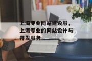上海专业网站建设服，上海专业的网站设计与开发服务