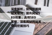 深度解析，如何挖掘网站关键词，提升网站SEO效果，高效SEO策略，深度揭秘网站关键词挖掘技巧