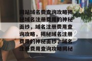 网站域名费查询攻略揭秘域名注册费用的神秘面纱,域名注册费用查询攻略,揭秘域名注册费用的神秘面纱,域名注册费用查询攻略揭秘 网站域名费查询攻略揭秘域名注册费用的神秘面纱,域名注册费用查询攻略,揭秘域名注册费用的神秘面纱,域名注册费用查询攻略揭秘