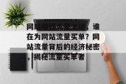 网站赚钱流量之谜，谁在为网站流量买单？网站流量背后的经济秘密，揭秘流量买单者