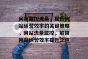 网站监控流量，提升网站运营效率的关键策略，网站流量监控，解锁网站运营效率提升之道