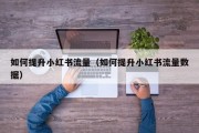 如何提升小红书流量（如何提升小红书流量数据）