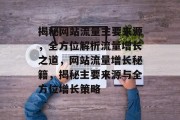 揭秘网站流量主要来源，全方位解析流量增长之道，网站流量增长秘籍，揭秘主要来源与全方位增长策略