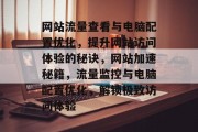 网站流量查看与电脑配置优化，提升网站访问体验的秘诀，网站加速秘籍，流量监控与电脑配置优化，解锁极致访问体验