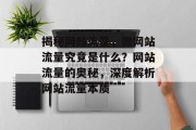 揭秘网站流量，做网站流量究竟是什么？网站流量的奥秘，深度解析网站流量本质