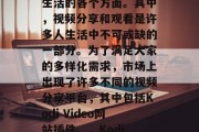 在当今数字化的时代,互联网已经渗透到我们生活的各个方面。其中,视频分享和观看是许多人生活中不可或缺的一部分。为了满足大家的多样化需求,市场上出现了许多不同的视频分享平台,其中包括Kodi Video网站插件。,Kodi Video网站插件介绍与使用方法 在当今数字化的时代,互联网已经渗透到我们生活的各个方面。其中,视频分享和观看是许多人生活中不可或缺的一部分。为了满足大家的多样化需求,市场上出现了许多不同的视频分享平台,其中包括Kodi Video网站插件。,Kodi Video网站插件介绍与使用方法