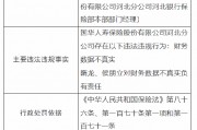 国华人寿河北分公司被罚30万元:因财务数据不真实 国华人寿河北分公司被罚30万元:因财务数据不真实