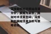 深度解析对手网站流量分析，策略与启示，揭秘对手流量密码，深度解析网站流量分析与策略启示