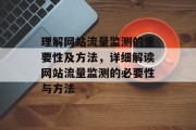 理解网站流量监测的重要性及方法，详细解读网站流量监测的必要性与方法