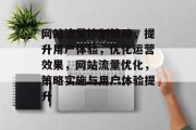 网站流量控制策略，提升用户体验，优化运营效果，网站流量优化，策略实施与用户体验提升