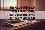 揭秘网站流量排行工具，助力企业提升网络影响力，网站流量排行工具，企业网络影响力提升秘籍