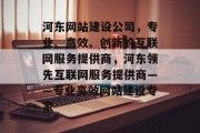 河东网站建设公司，专业、高效、创新的互联网服务提供商，河东领先互联网服务提供商——专业高效网站建设专家