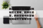 网络营销中的营销型网站优化策略,精细化运营,网络营销中的营销型网站优化策略分析 网络营销中的营销型网站优化策略,精细化运营,网络营销中的营销型网站优化策略分析