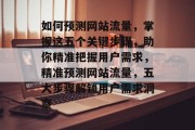 如何预测网站流量，掌握这五个关键步骤，助你精准把握用户需求，精准预测网站流量，五大步骤解锁用户需求洞察