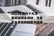 2023年国内十大流量网站排名揭秘,流量巨头背后的秘密与趋势 2023年国内十大流量网站排名揭秘,流量巨头背后的秘密与趋势