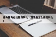 提升亚马逊流量和转化（亚马逊怎么提高转化）