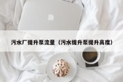 污水厂提升泵流量（污水提升泵提升高度）
