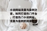 小说网站流量与盈利之道，如何打造热门平台，打造热门小说网站，流量与盈利的双赢策略