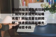 揭秘网站流量在线狂刷，如何快速提升网站曝光度？网站流量狂刷揭秘，快速提升网站曝光度的秘密手段