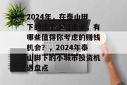 2024年,在泰山脚下的这个小城市中,有哪些值得你考虑的赚钱机会?,2024年泰山脚下的小城市投资机遇盘点 2024年,在泰山脚下的这个小城市中,有哪些值得你考虑的赚钱机会?,2024年泰山脚下的小城市投资机遇盘点