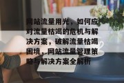 网站流量用光，如何应对流量枯竭的危机与解决方案，破解流量枯竭困境，网站流量管理策略与解决方案全解析