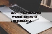 美股三大指数集体收涨 大型科技股普涨 热门中概股涨跌不一 美股三大指数集体收涨 大型科技股普涨 热门中概股涨跌不一