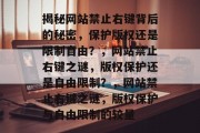 揭秘网站禁止右键背后的秘密，保护版权还是限制自由？，网站禁止右键之谜，版权保护还是自由限制？，网站禁止右键之谜，版权保护与自由限制的较量