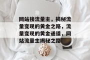 网站接流量主，揭秘流量变现的黄金之路，流量变现的黄金通道，网站流量主揭秘之路