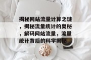 揭秘网站流量计算之谜，揭秘流量统计的奥秘，解码网站流量，流量统计背后的科学揭秘