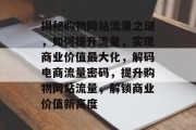 揭秘购物网站流量之谜，如何提升流量，实现商业价值最大化，解码电商流量密码，提升购物网站流量，解锁商业价值新高度