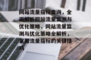 网站流量指标查询，全面解析网站流量监测与优化策略，网站流量监测与优化策略全解析，掌握流量指标的关键技巧