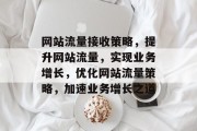 网站流量接收策略，提升网站流量，实现业务增长，优化网站流量策略，加速业务增长之道