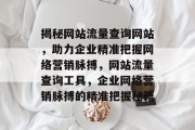 揭秘网站流量查询网站，助力企业精准把握网络营销脉搏，网站流量查询工具，企业网络营销脉搏的精准把握秘籍