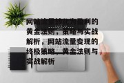 网站流量转化为盈利的黄金法则，策略与实战解析，网站流量变现的终极策略，黄金法则与实战解析